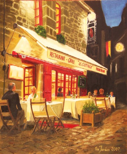 Le Cottage, 45x55 cm, oil on canvas, painted 2006